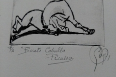 Boceto caballo Picasso